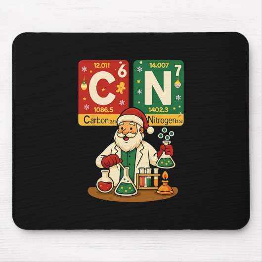 Kohlenstoff Stickstoff 67 Meme Lehrer Wissenschaft Mousepad (Vorne)