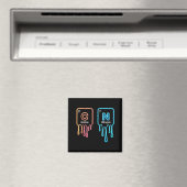 Kohlenstoff-Stickstoff-Wissenschaft-Design-Spaß-Ch Magnet (In Situ (Geschirrspüler))