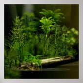 Kohlenstoff-Tiefwald 2 Poster (Vorne)