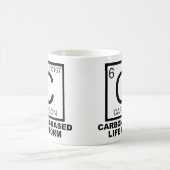 Kohlenstoffbasierte Lebensform Funny Mug oder Trav Kaffeetasse (Mittel)