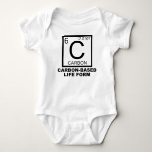Kohlenstoffbasierte Lebensform Lustige Babykleidun Baby Strampler