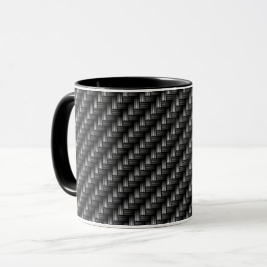 Kohlenstofffaser-2-Tasse Tasse (Vorderseite Links)
