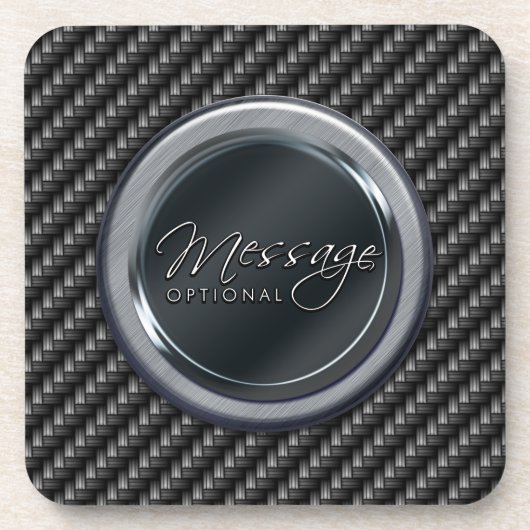 Kohlenstofffaser-2A-Untersetzer Getränkeuntersetzer (Vorderseite)