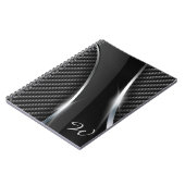 Kohlenstofffaser-3-Notebook Notizblock (Linke Seite)