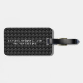 Kohlenstofffaser Gepäckanhänger (Rückseite horizontal)