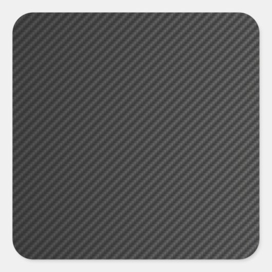 Kohlenstofffaser Quadratischer Aufkleber (Vorderseite)