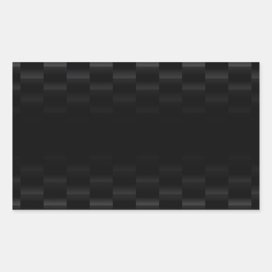 Kohlenstofffaser texturiert rechteckiger aufkleber (Vorderseite)