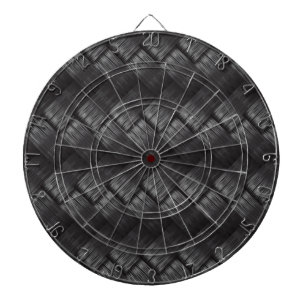Kohlenstofffaser-Webtextur Dartscheibe