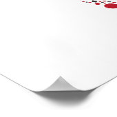 Kohlenstofffußabdruck Poster (Ecke)