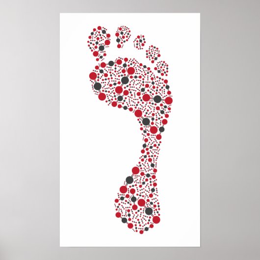 Kohlenstofffußabdruck Poster (Vorne)