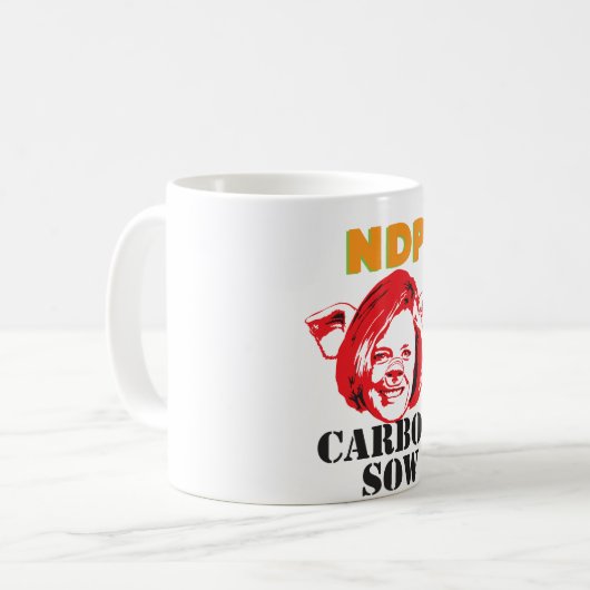 Kohlenstoffsau Kaffeetasse (Vorderseite Links)