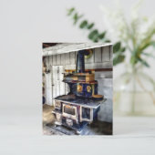 Kohlenstove in der Küche Postkarte (Stehend Vorderseite)