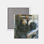 Kohlenstove Magnet (Vorderseite/Rückseite)