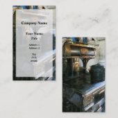 Kohlenstove Visitenkarte (Vorne/Hinten)