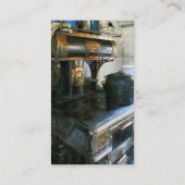 Kohlenstove Visitenkarte (Rückseite)