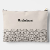 Kohlenzement - Arches glänzen großer Zubehörbeutel Zubehörtasche (Rückseite)