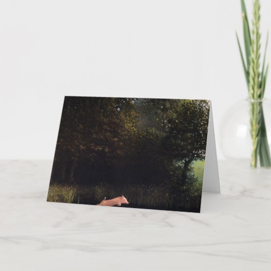 Kohler Pig Painting Karte (Vorderseite)