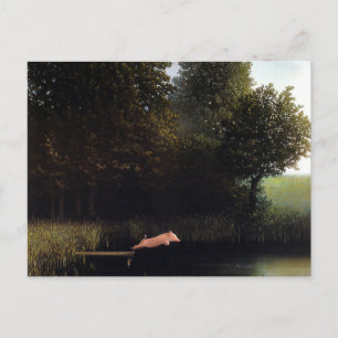 Kohler-Schweine-Malerei Postkarte