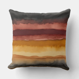 kohlerot und gelb kissen