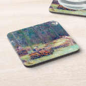 Kohleverbrenner Holzsplitter Tom Roberts 1886 Getränkeuntersetzer (Linke Seite)