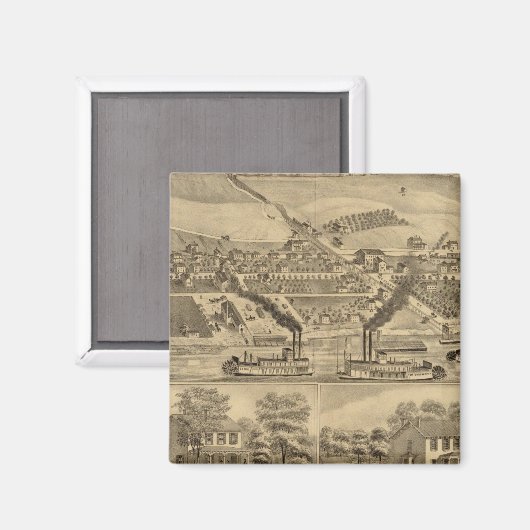 Kohlewerk Davosburgh Magnet (Vorderseite/Rückseite)