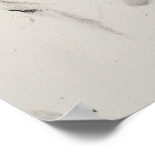 Kohlezeichnungsposter 'Gealterte Hände' | Lebensst Poster (Ecke)