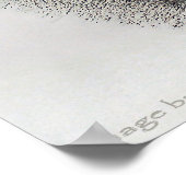 Kohlezug im Winter Poster (Ecke)