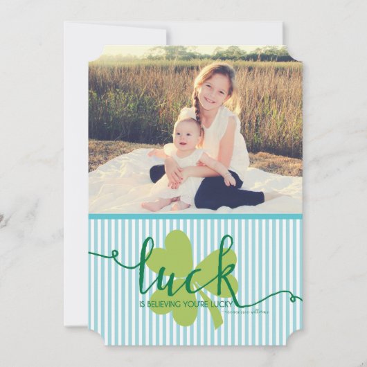 Kohlfisch-Glück Einladung (Vorderseite)