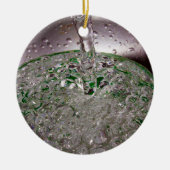 Kohlflüssiges in einen Cup gießen Keramik Ornament (Vorne)