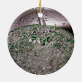 Kohlflüssiges in einen Cup gießen Keramik Ornament (Hinten)