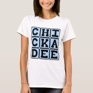 Kohlmeise, nordamerikanischer Vogel T-Shirt