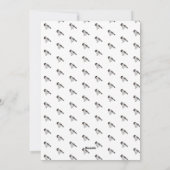 Kohlmeise-Vogel-Feiertags-Grußkarte Feiertagskarte (Rückseite)