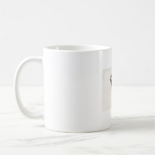 Kohlmeise Wasserfarbe gemalter Vogel Kaffeetasse