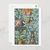 Kohlrabi als dekoratives Objekt Postcard Postkarte (Vorne/Hinten)