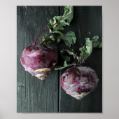 Kohlrabi Poster (Vorne)
