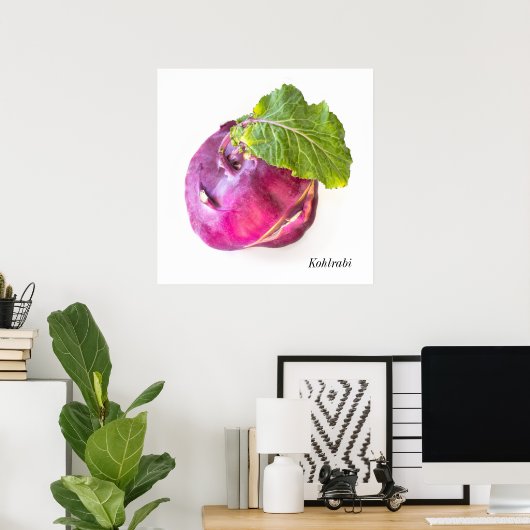 Kohlrabi Poster (Heimbüro)