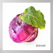Kohlrabi Poster (Vorne)