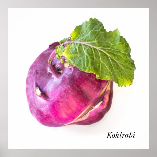 Kohlrabi Poster (Vorne)