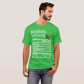 Kohlsprossen Nutrition Facts Erntedank T-Shirt (Vorne ganz)
