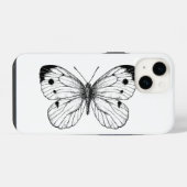 Kohlweißling iPhone Hülle (Rückseite (Horizontal))