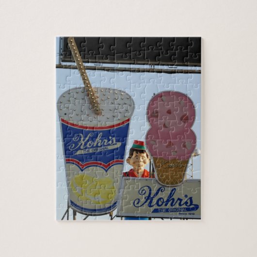 Kohrs Kasino-Pier-Küsten-Höhen-Jersey-Ufer Puzzle (Vertikal)