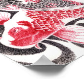 koi2poster15by22mirror4 poster (Ecke)