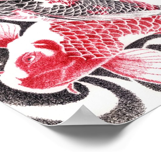 koi2poster15by22mirror4 poster (Ecke)