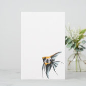 Koi Angelfish-Briefpapier Briefpapier (Stehend Vorderseite)