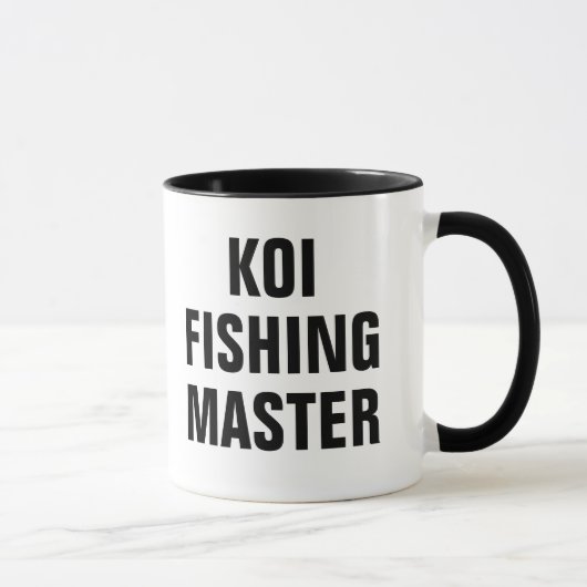 Koi-Angler-Meister Tasse (Rechts)