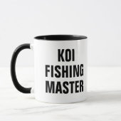 Koi-Angler-Meister Tasse (Links)
