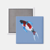 Koi Aquarell Kunst Magnet (Vorderseite/Rückseite)