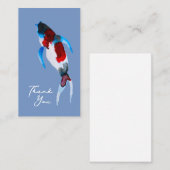 Koi Aquarell Mitteilungskarte (Vorne/Hinten)