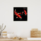 Koi - Archiv-Kunstdruck Poster (Küche)