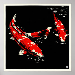 Koi - Archiv-Kunstdruck Poster